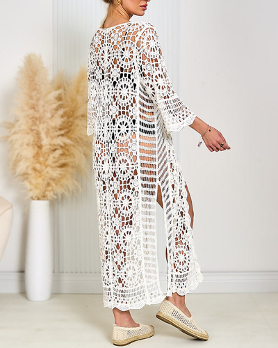 Royalfashion Sieviešu mežģīņu pludmales pārklājs