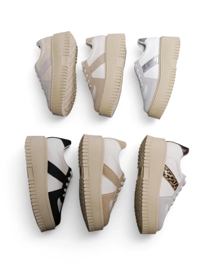 Royalfashion Women's Platform Sneakers Venusoe