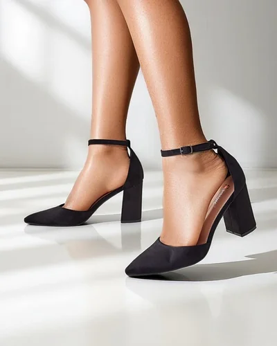 Royalfashion Женские туфли на каблуке из экокожи Caldeno