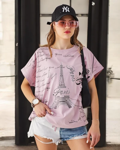 Royalfashion Women's Cotton T-Shirt Good Paris