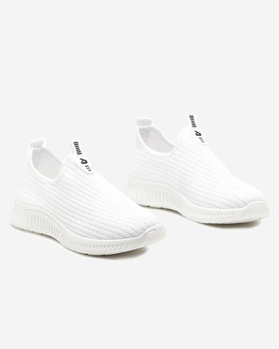 White women's slip-on sports shoes Banila - Footwear