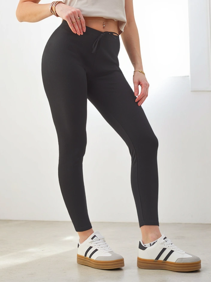 Royalfashion Women’s striped cotton leggings