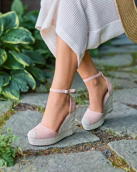 Royalfashion Pink women's Meylasi heeled sandals