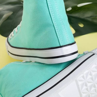 Женские высокие кеды OUTLET Mint Antonella - Обувь