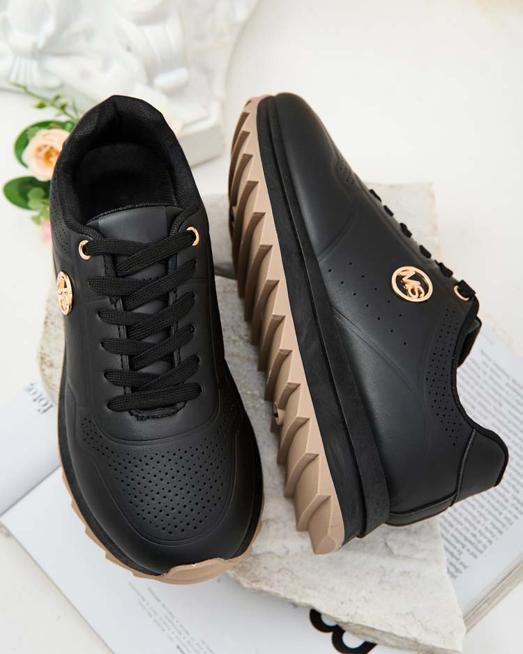 Royalfashion Women's openwork sports shoes Telleni