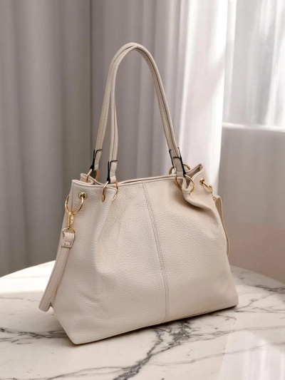 Royalfashion Large women's eco-leather shopper bag