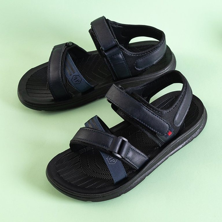 Youth boys 'navy blue Oxymius velcro sandals - Footwear