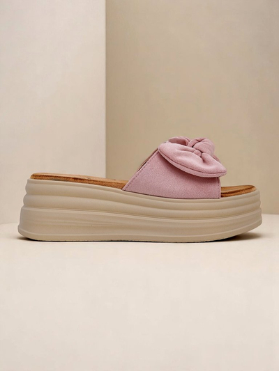 Royal Fashion Women's Platform Slides Givan