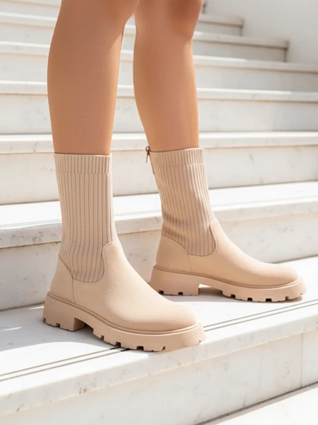 Royalfashion Women's Slip-On Boots Derette