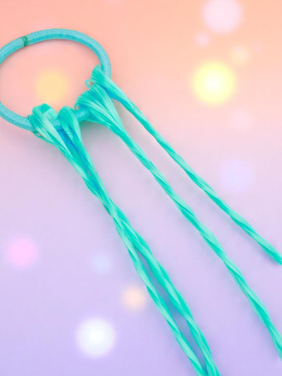 Royalfashion Clip-on braids on an elastic band