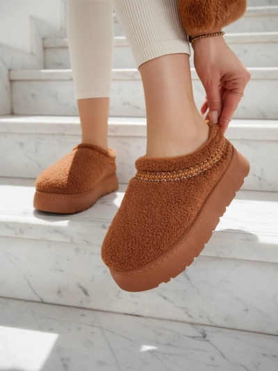 Королевская мода Короткие женские снежные ботинки Esel