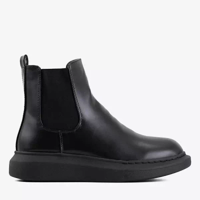 OUTLET Black women's boots on the Fabriano platform - Footwear
