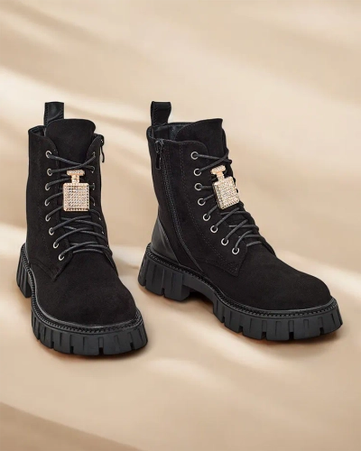 Royalfashion Eco velvets sieviešu zābaki darbinieks Edvines