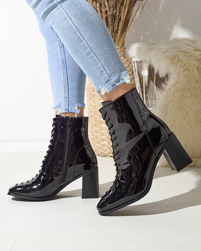 OUTLET Женские черные ботинки Braletti-Footwear