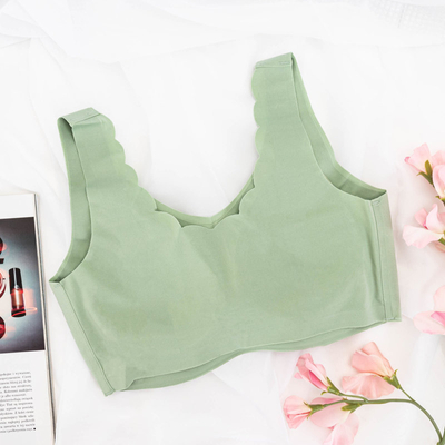 Зеленый женский спортивный бюстгальтер