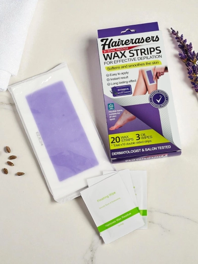 Lav: Wax strips for body hair removal