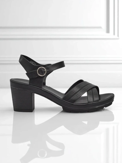 Royalfashion Women's block heel sandals SoleAura