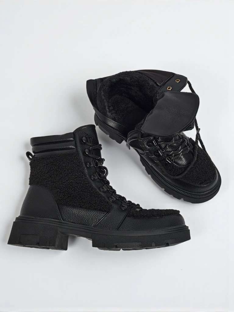 Women's worker boots with fur Ardella