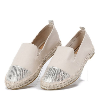 Beige espadrilles with decorative Mackenzie toe - Footwear 1