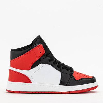 Red-black women's sports ankle boots Anonuco - Footwear