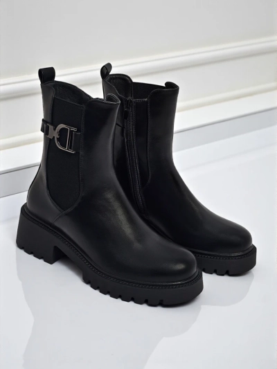 Women's high eco-leather ankle boots Ovella