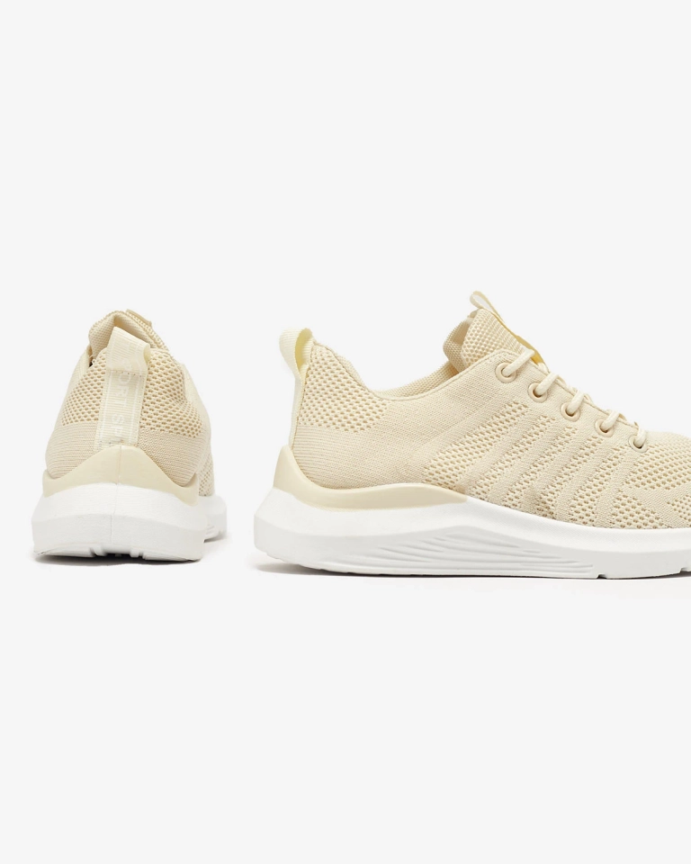 Krēmkrāsas sieviešu auduma sporta apavi Bofia - Apavi