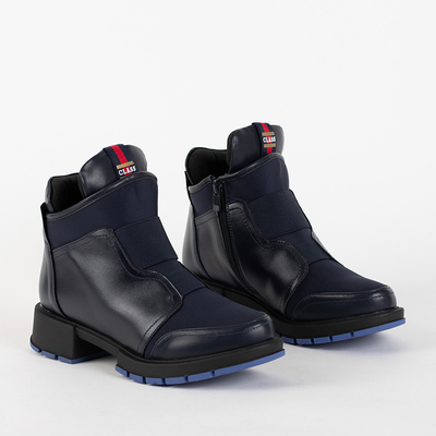 Navy blue women's insulated boots Iryda - Footwear