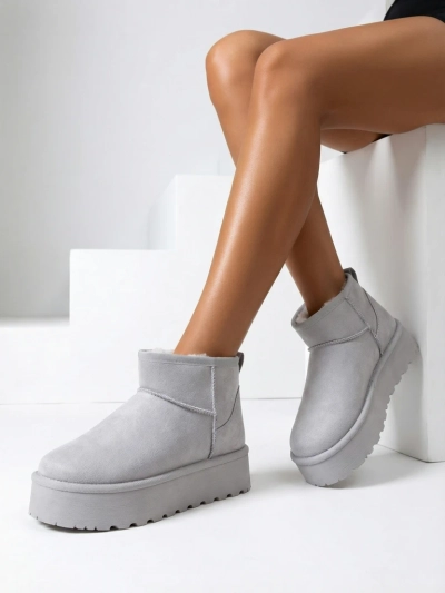 Royalfashion Short snow boots for women Fofio