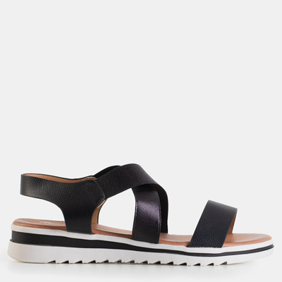 Black women's sandals without closure Fiturino - Footwear