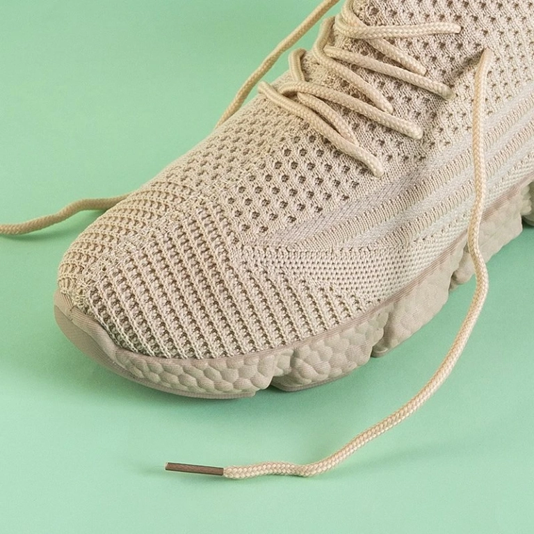 OUTLET Cishe beige sports shoes for women - Footwear