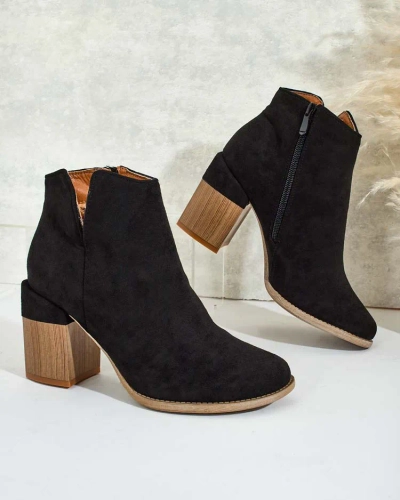 Royalfashion Sieviešu eko zamšādas zābaki Ovi