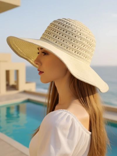 Royalfashion Women's Solvella Straw Hat