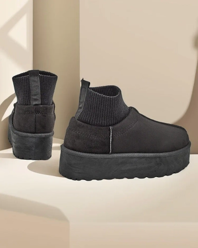 Royalfashion Short women's snow boots a'la snow boots Vevello