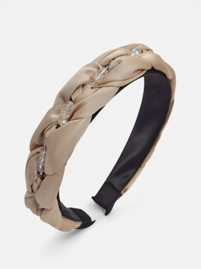 Royalfashion Повязка для волос с плетением в косу и жемчужинами