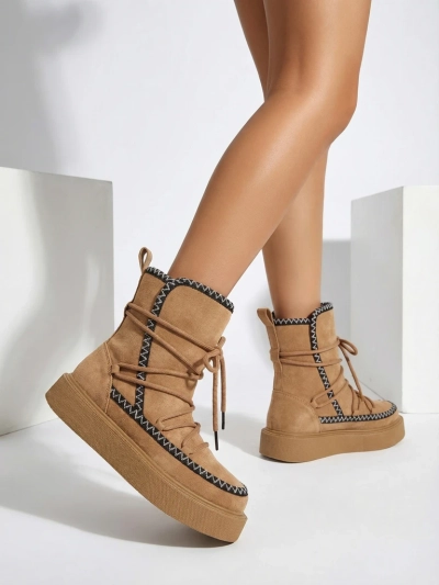 Royalfashion Sieviešu aukliņu sniega zābaki Siozi