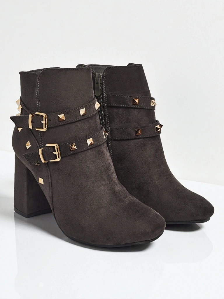 Buty Damskie Rialto z Ozdobnymi Klamrami