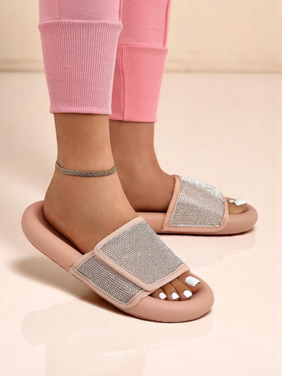 Royalfashion Inaj klapki sur plata plando Sparkle Step