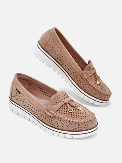Royalfashion Women's perforated loafers Elissas