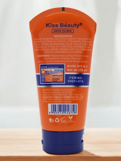 Kiss Beauty Sauļošanās Krēms 90 SPF 170ml