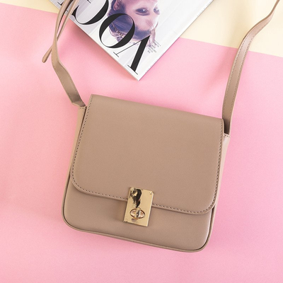 Beige shoulder messenger bag - Accessories
