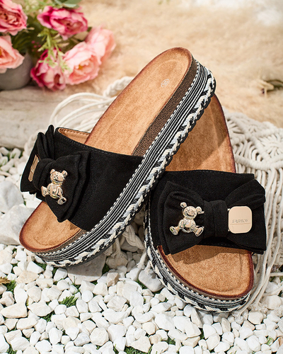 Royalfashion Sieviešu čības Votsana ar plakanu zoli