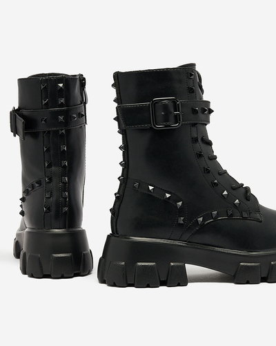 Royalfashion Women's bagger boots in black Dzettey