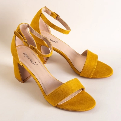 OUTLET Mustard women's high-heeled sandals Maniza - Footwear