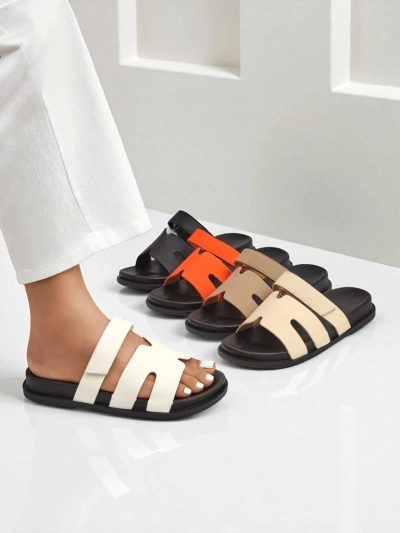 Royalfashion Women's slippers made of eco leather ReppiFlex