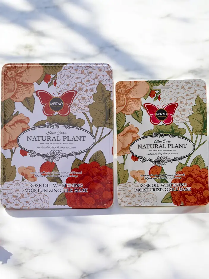 Natural Plant - Set of serum with ceramides and mask with rose 6g+36g x 10pcs