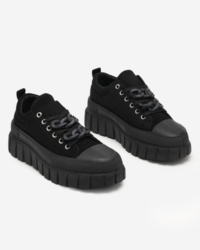 Black high women's sneakers Mishta - Footwear