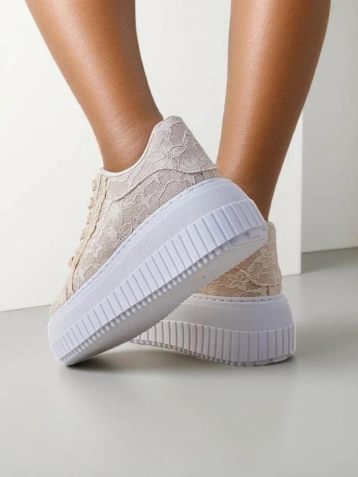 Royalfashion Women's Sport Sneakers with Lace Coronna