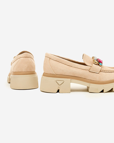 Royalfashion Mokasīni ar krāsainiem akmentiņiem Sariner