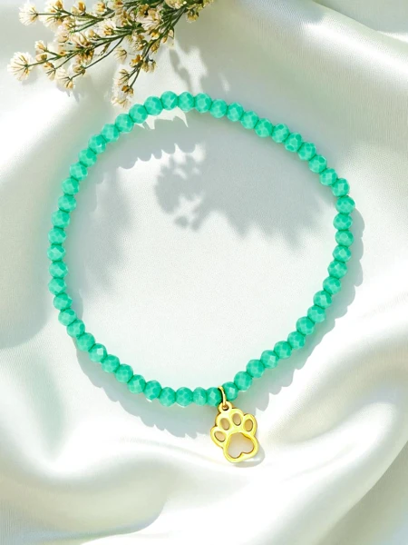 Royalfashion Women's bracelet with a paw-shaped charm