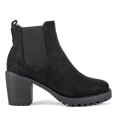 Black women's boots with a high heel from Brando - Footwear